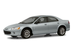 Коврик в багажник Chrysler Sebring II (Volga Siber) 2000-2008