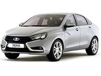 Коврики в салон (2 ряда) Lada Vesta 2015-2022