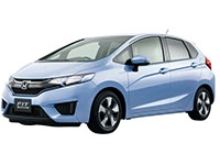 Коврики из экокожи 3D Honda Fit II (правый руль) 2007-2013