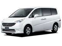 Коврики из экокожи 3D Honda Stepwgn IV (правый руль) 2009-2012 дорестаил со столиком*