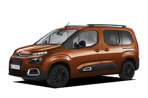 Коврики из экокожи 3D  Citroen Berlingo III 2018-н.в. (5 мест) 